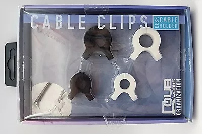 Multi Purpose Cable Clips Set Of 4 - Vivitar - QUB Works - Return • $9.99