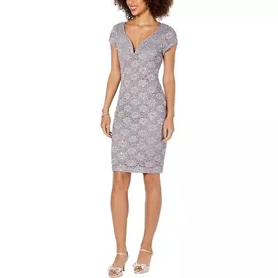 Connected Apparel Womens Sequined Lace Cocktail And Party Dress BHFO 5445 • $10.99