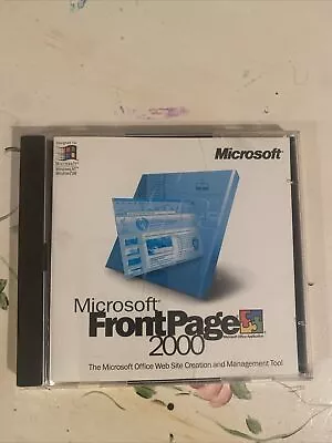 Microsoft FrontPage 2000 PC CDROM Windows 98 • $19.99
