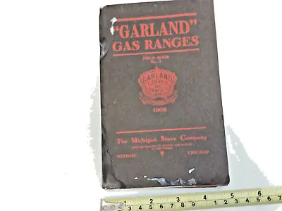1906 Garland Gas Ranges 39 Pages Pictures Prices   118 Years Old!  • $25