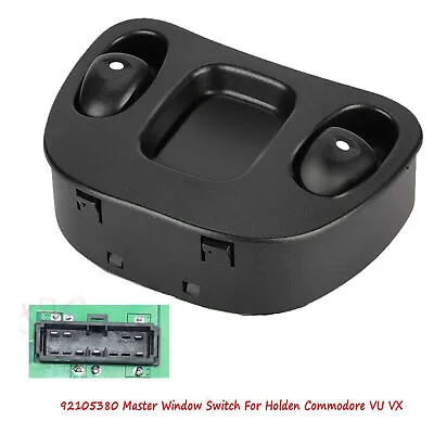 2-Button Power Master Window Switch 92105380 For Holden Commodore Ute VT VU VX • $51.59