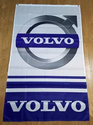 Volvo Flag Banner Sign 3x5ft Logo Advertising Man Cave Decor • $14.99