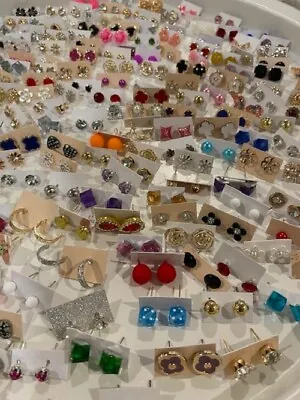 Wholesale Jewelry Lot Of 50 New Stud Earrings  US Seller • $8.50