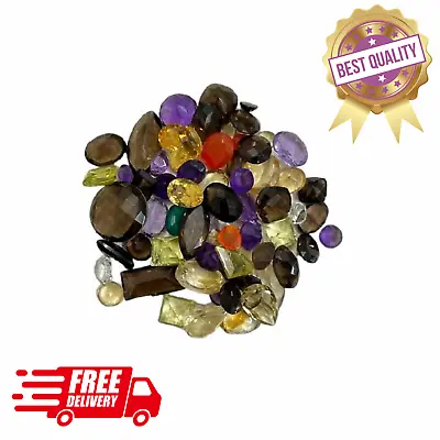 Wholesale Gemstones Loose Mix Lot Semi Precious Faceted Natural Stones 50 Carat • $20