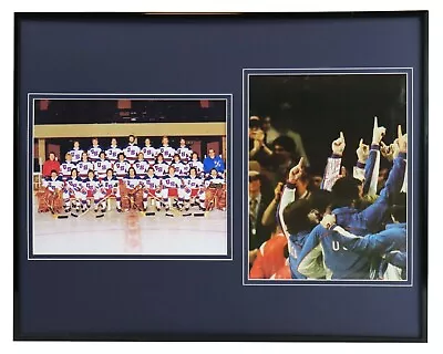 Mike Eruzione Signed Framed 16x20 Photo Set JSA 1980 Miracle On Ice Team USA D • $124.99