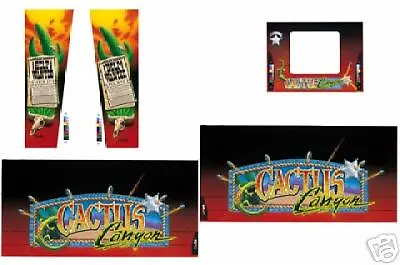 Cactus Canyon Pinball Cabinet Decal Set New Licensed Next Gen Product Mr Pinball • $330