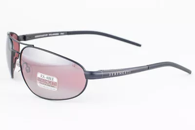 Serengeti Como Satin Dark Gun / Sedona Bi Mirror Polarized Sunglasses 8396 64mm • $299