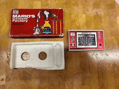  ***mario Cement Factory*** Nintendo Game And Watch!!! Ml-102 • $229