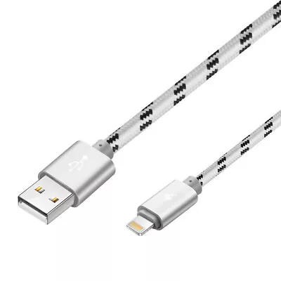$6.95 • Buy 1M Lightning USB Braided Nylon Data Charging Cable For IPhone