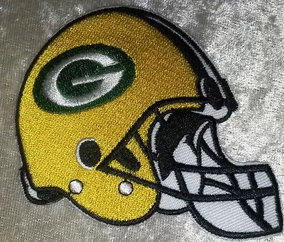 Green Bay Packers Helmet 3.25  Iron On Embroidered Patch ~USA Seller! • $4.95