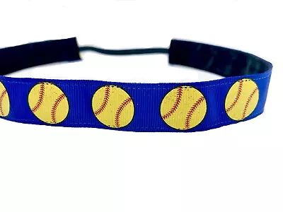 $6 • Buy Softball Headband. Nonslip Headband. Sports Headband. Softball. Softball Gift