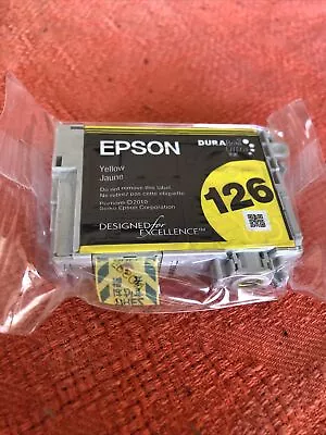 Epson 126 Yellow High Yield T1264 Ink Cartridge New Genuine • $5
