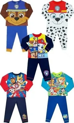 Boys Paw Patrol Pyjamas Chase And Marshall Novelty 12 Months To 6 Years Old • $10.59