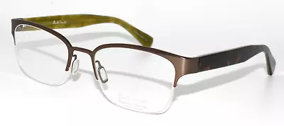 New Authentic Paul Smith Eyeglasses Fenton Pm4016t 2955 Brown/tortoise/olive  • $44.99