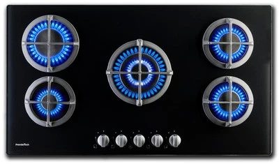 PIANO COTTURA A Gas 5 Fuochi 90 Cm Acciaio Staylux Coprifuochi In Ghisa Gas Meta EUR 169,90 - IT - Foto 4