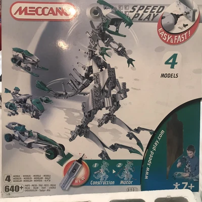 £27.99 • Buy Meccano Erector T-Rex Set 8901  4 Models  Ages 7+ Extra Sets Bundle Lot