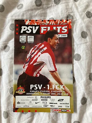 £3.50 • Buy 2001 Psv Eindhoven V 1. Fc Kaiserlautern Uefa Cup Quarter Final Programme Vgc