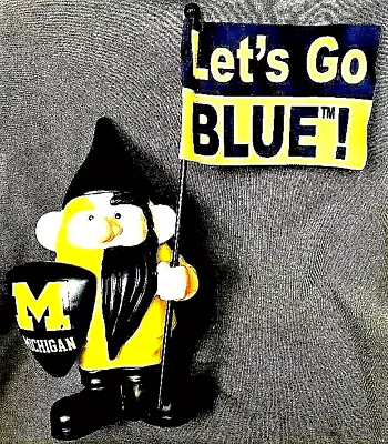 Michigan Wolverines Flag Holder Gnome - NCAA • $32.95