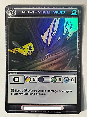 Chaotic 55/100 Purifying Mud Super Rare Holo Foil Attack Card • $8.99