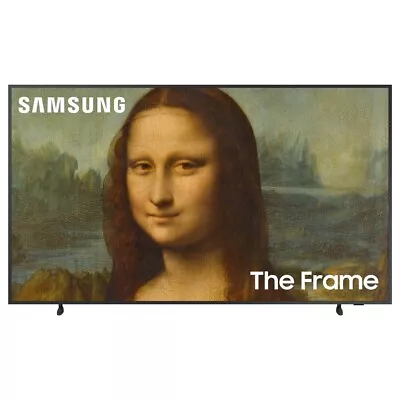 Samsung The Frame LS03B QN75LS03BAF 75  4K UHD QLED Smart TV - Charcoal Black • $1799