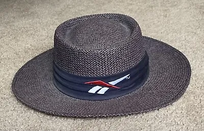 Reebok Vintage Straw Fedora USA Hat • $15