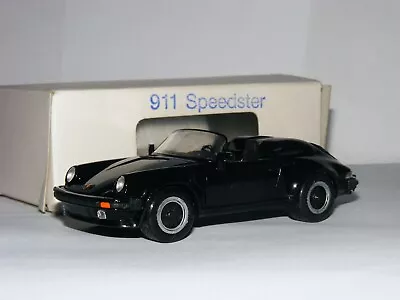 NZG 327 1989 Porsche 911 Speedster Turbo Look Black 1/43 • $6.30