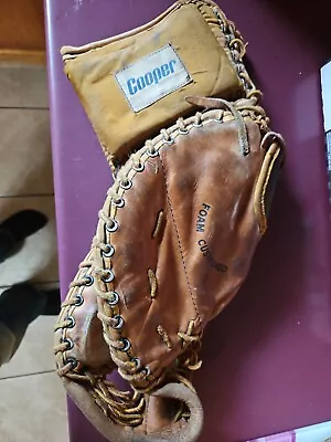 Vintage 1960’s Cooper Ice Hockey Goalie Glove GM21 • $65.18