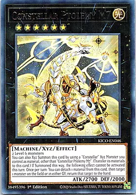 Constellar Ptolemy M7 KICO-EN046 Yu-Gi-Oh! Card Light Play 1st Edition • $0.99