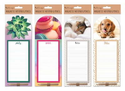 £2.95 • Buy Magnetic Notepad & Pencil Fridge Magnet Reminder Shopping Pad To Do List Board