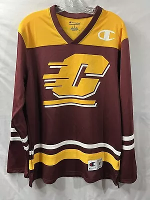 CMU Central Michigan University Chippewas Hockey Jersey Size Medium • $55.25