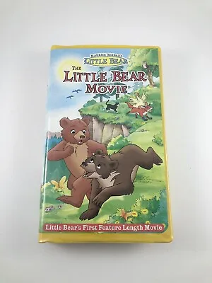 The Little Bear Movie VHS 2001 Maurice Sendak Kids Cartoon Family Movie Rated G • $5.99