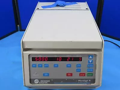 Beckman Coulter Microfuge R Centrifuge Cat No. 365626 • $399.99