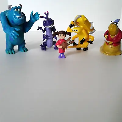 Disney's  Monsters Inc  From 2001 McDonald's Meal Toys Lot Of 5 Figures • $9.99