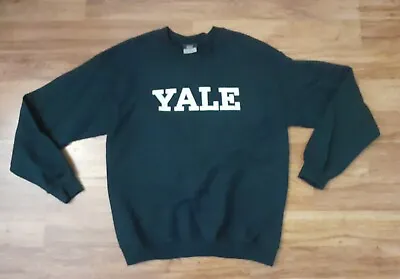 Vintage MV Sport Yale University Crewneck Size Medium Navy Blue  • $34.99