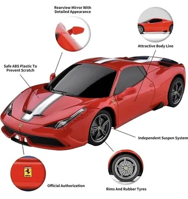 BEZGAR Officially Licensed Ferrari Remote Control Car - 1:24 RC Series • $40