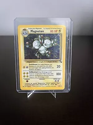 1999 Pokemon Fossil Base Set - 🧲 MAGNETON 11/62 - Holo (Rare) Card • $0.99