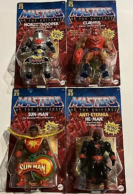 Masters Of The Universe Origins Wave 8: CLAWFUL SUN-MAN HE-MAN& HORDE TROOPER • $50