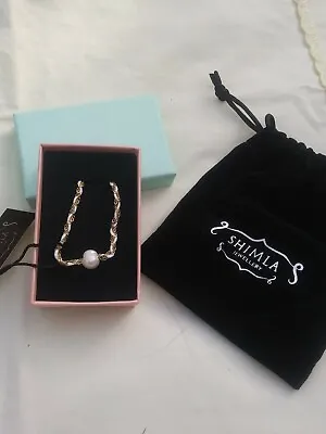 £3.99 • Buy Pearl Bead Bracelet By Shimla