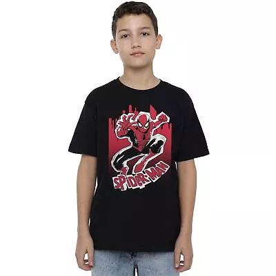 Marvel Kids T-Shirt NYC Spiderman Top Tee 7-13 Years Official • £11.99