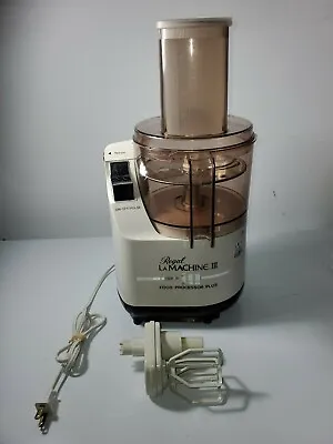 Vintage 80's Moulinex Regal LaMachine III Food Processor Model LM3  With Mixer • $64