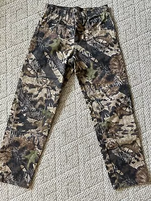 Wrangler Mossy Oak Camo Jeans Men’s 30x30” 100% Cotton CLEAN • $35