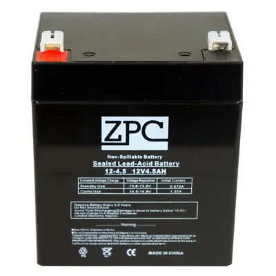 Rechargeable 12V 4.5Ah SLA Battery Replaces Pc1250 Ub1250 Ca1240 Bp5-12 Es4-12 • $20.50