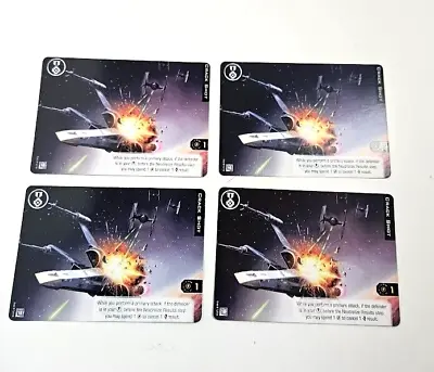 Star Wars X-wing 2.0 Miniatures Game Tournament Alt. Card X4 Crack Shot 2018 • $24.44