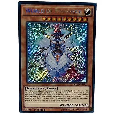 YUGIOH World Of Prophecy MP14-EN081 Secret Rare Card 1st Edition NM • £1.99