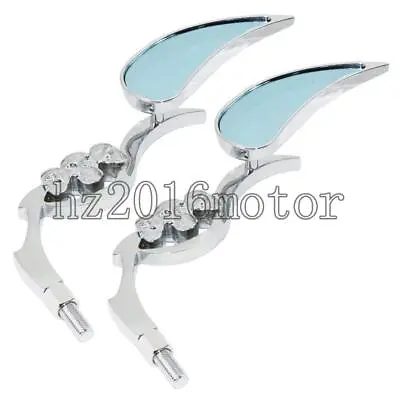 2x Chrome Motorcycle Mirrors For Suzuki Boulevard C50 C90 C109R M109R M50 M90 US • $31.60