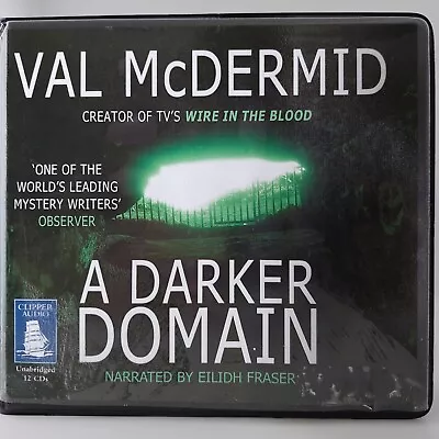 Audiobook-  A DARKER DOMAIN By Val McDermid- 12 CDs Unabridged Talking Book  • £10