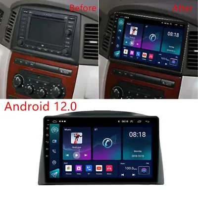 For 2004-2007 Jeep Grand Cherokee Stereo Radio 10.1  Android GPS Head Unit Wifi • $164.42