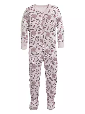 NEW 1pc Old Navy Purple Floral PJS Footed Pajamas Easter Size 2T NWT • $12.50