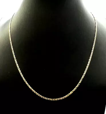 Necklace Chain Yellow Gold Solid 18K Vintage Years' 80 Made In Italy Man Woman • $609.68