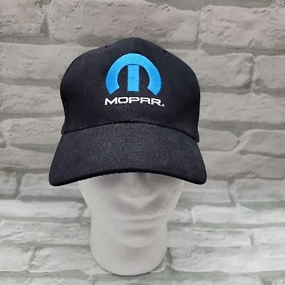 Mopar Hat Corduroy Strapback Cap Black Embroidered Dodge Hemi SRT • $24.97